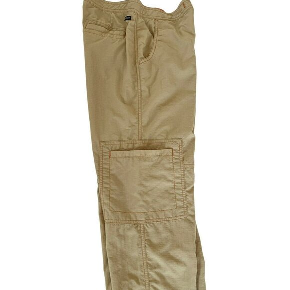 Athleta Women’s Sz M Tan Utility Nylon Cargo Hiking Pants - Picture 9 of 9